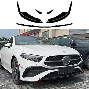 xc W177 A180 A200 A35 AMG 2023-2024 Ԃ̃tgop[TChJo[- For Benz W177 A180 A200 A35 AMG 2023-2024 Car Front Bumpers Sides Cover-