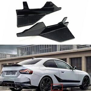 �T�C�h�V���X�v���b�^�[�J�o�[ �J�[�{���t�@�C�o�[�� 2022-24 BMW G42 M245i �p- Side Sill Splitter Cover in Carbon Fiber Look For 2022-24 BMW G42 M245i- �y���s�A���i�z