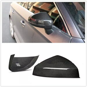 J[{t@Co[TCh~[Jo[Lbv 2014 2015 2016-2018 AEfB A3 S3 RS3 p- Carbon fiber side mirror cover caps for 2014 2015 2016-2018 Audi A3 S3 RS3-