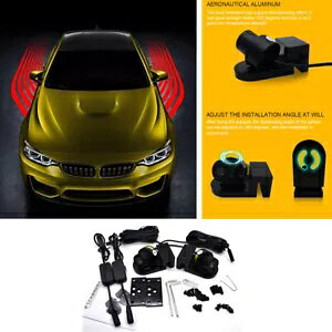 LED GWFEBOCgԂ̃hAEFJvVhEvWFN^[CgV- LED Angel Wing Light Car Door Welcome Lamp Shadow Projector Light New-