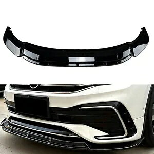 tHNX[Q eBOA Rline 2021-2023 2022 tgop[X|C[bvubN- For Volkswagen Tiguan Rline 2021-2023 2022 front bumper spoiler lip black-