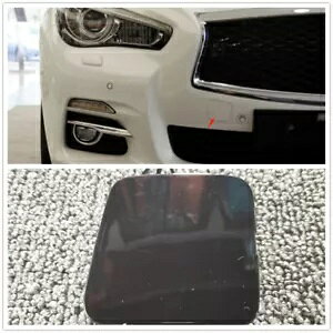 tgop[tbNLbvCtBjeB Q50 2014-2016 2015 ubN- Front bumper tow hook hole cap for Infiniti Q50 2014-2016 2015 black-