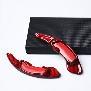 Xo XV BRZ g^ GT86 FR-S pbhCeAXeAOzC[VtgbJ[GNXeV- Red interior steering wheel shift rocker extension for Subaru XV BRZ Toyota GT86 FR-S-