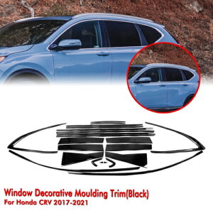 Ԃ̑TChgKXPbgXgbvz_ CRV 2017-21 2018- Car window side trim gasket strip decor for Honda CRV 2017-21 2018-