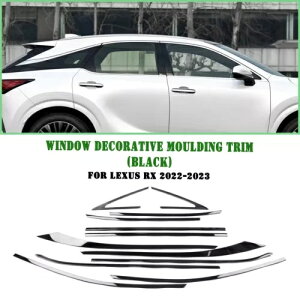 �Ԃ̑��T�C�h�g�����K�X�P�b�g�X�g���b�v�������N�T�X RX 2022-2023 �V����- Car Window Side Trim Gasket Strip Decor For Lexus RX 2022-2023 New-