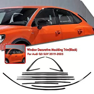 �Ԃ̑��T�C�h�p�l���K�X�P�b�g�X�g���b�v�A�E�f�B Q3 SUV 2019-2023 2022- Car window side panel gasket strips for Audi Q3 SUV 2019-2023 2022- �y���s�A���i�z