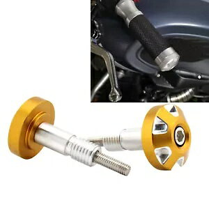 �I�[�g�o�C�n���h���o�[�n���h���G���h�L���b�v���� BMW R18 �A���~�S�[���h 1 �y�A- Motorcycle handlebar handle end caps decor for BMW R18 aluminum gold 1 pair-