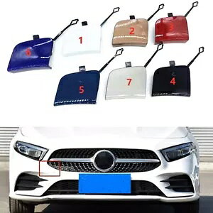 2019-2020 x??c A180 AMG tgop[ACLbvJo[bh- For 2019-2020 Benz A180 AMG front bumper tow eye cap cover red-