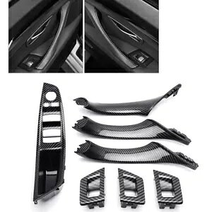 �h�A�v���n���h�������E�B���h�E�X�C�b�`�J�o�[ 5 �V���[�Y BMW F10 F18 2010-2017 �p- Door pull handle decor window switch cover for 5 Series BMW F10 F18 2010-2017- �y���s�A���i�z