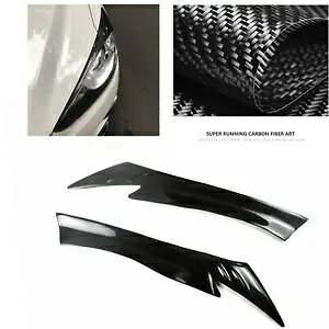 }c_ CX-5 2013-2016 wbhCgт܂ԂJo[J[{t@Co[- For Mazda CX-5 2013-2016 Headlights Eyebrow Eyelid Cover Carbon Fiber-