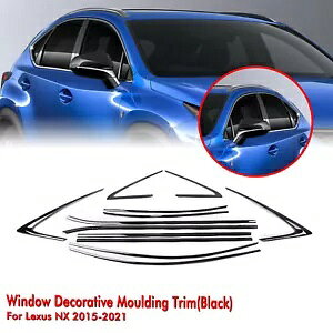 �Ԃ̑��T�C�h�g�����K�X�P�b�g�X�g���b�v�������N�T�X NX 2015-2021 �V����- Car Window Side Trim Gasket Strip Decor For Lexus NX 2015-2021 New-
