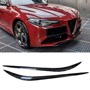At@I WA 4 hA 2015-18 2016 pwbhCgуg- Headlights eyebrow trim for Alfa Romeo Giulia 4-Door 2015-18 2016-