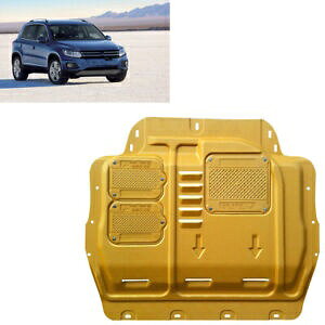 VW �e�B�O�A�� 2009-2017 �A���_�[���b�h�G���W���V�[���h�X�v���b�V���ی�t�F���_�[�S�[���h- For VW Tiguan 2009-2017 underlid engine shield splash protection fender gold- �y���s�A���i�z