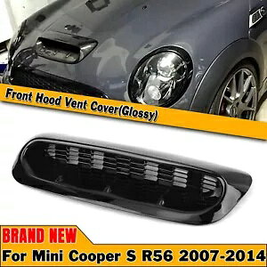 tgGAt[h{lbgXN[vxgO ~jN[p[ S R56 2007-2014 ubN- Front Air Hood Bonnet Scoop Vent Grille for Mini Cooper S R56 2007-2014 Black-