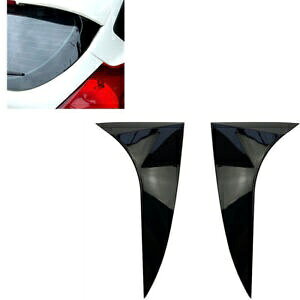 AEBhETChX|C[Ji[hX|C[bvtH[htH[JXnb`obN 2014-18- Rear windows side spoiler canard spoiler lip for Ford Focus hatchback 2014-18-