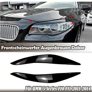 BMW 5 �V���[�Y F10 F11 2011-2014 2012 �w�b�h���C�g�܂Ԃ����ё���- For BMW 5 Series F10 F11 2011-2014 2012 headlights eyelid eyebrows decor-