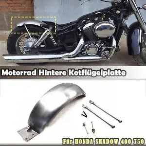 �z���_�V���h�E 400 750 �I�[�g�o�C���A�t�F���_�[�v���[�g�}�E���g�t�F���_�[�t��- For Honda Shadow 400 750 Motorcycle Rear Fender Plate with Mount Fender- �y���s�A���i�z