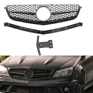 ZfXxc W204 C63 AMG 2008-2011 tgop[OWG[^[OV- For Mercedes Benz W204 C63 AMG 2008-2011 front bumper grille radiator grille new-