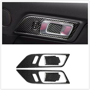 �t�H�[�h�}�X�^���O 2015 2016-2023 �h�A�n���h���V�F���u���b�N- For Ford Mustang 2015 2016-2023 door handle shell black-