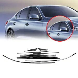 ���`�K�X�P�b�g�X�g���b�v�E�B���h�E�����C���t�B�j�e�B Q50 2014-2024 2015 �V����- Molding Gasket Strip Window Decor for Infiniti Q50 2014-2024 2015 New- �y���s�A���i�z