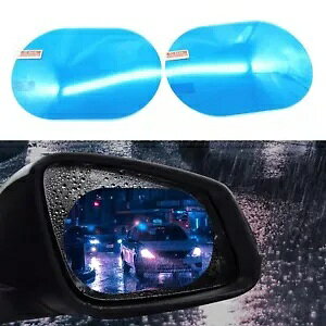 �u���[�o�b�N�~���[�t�B�����h�J�܂�Ȃ��a�����ی�X�e�b�J�[- Blue rearview mirror film rainproof fog-free hydrophobic protective sticker- �y���s�A���i�z