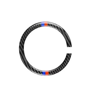 ~jN[p[ R55 R56 R60 J[{t@Co[XeAOzC[XebJ[Jo[- For Mini Cooper R55 R56 R60 Carbon Fiber Steering Wheel Sticker Cover-