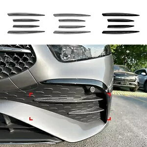 xc A NX A200 A35 AMG 2023-2024 tgop[TChX|C[- For Benz A-Class A200 A35 AMG 2023-2024 front bumper side spoiler decor-