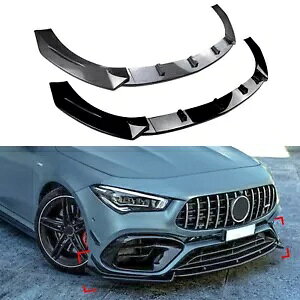 xc CLA NX C118 CLA45 AMG 2019-2023 2020 tgop[X|C[bv- For Benz CLA-Class C118 CLA45 AMG 2019-2023 2020 Front Bumper Spoiler Lip-
