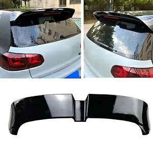 2008-2013 2012 tHNX[Q St 6 MK6 GTI R ̂郊AX|C[bv- For 2008-2013 2012 Volkswagen Golf 6 MK6 GTI R black shiny rear spoiler lip-