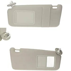 g^ 2009-2016 FUԍ + EToCU[Ă~߃x[W- For Toyota 2009-2016 Venza car left + right sun visor sun protection beige-