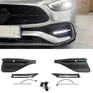 ZfXxc W206 C NX 2021-22 tgop[tHOv- For Mercedes Benz W206 C-Class 2021-22 front bumper fog lights decor-