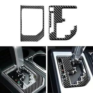 g^ ^h 2014-18 Z^[R\[plt[Jo[ + XebJ[- For Toyota Tundra 2014-18 Center Console Panel Frame Cover + Sticker-
