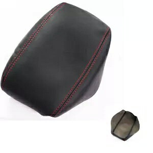 2012-2017 �g���^ �J���� ���U�[ �C���e���A �R���\�[���W�A�[�����X�g �J�o�[ �u���b�N- For 2012-2017 Toyota Camry Leather Interior Console Lid Armrest Cover Black- �y���s�A���i�z