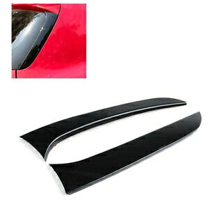 BMW 1 シリーズ 2012-2019 用リアウィンドウサイドカナードスポイラースプリンタートリム- Rear window sides canard spoiler splinter trim for BMW 1 Series 2012-2019-