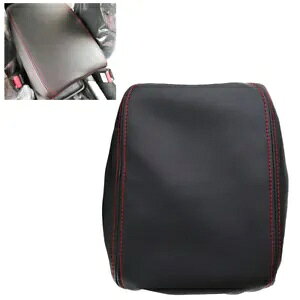 U[ Z^[ A[Xg {bNX \ʃJo[ ubN z_ CRV 2017-2021p- Leather Center Armrest Box Surface Cover Black for Honda CRV 2017-2021-