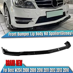 �Ԃ̃t�����g�G�v�������b�v�X�|�C���[�����Z�f�X ? �x���c W204 C200 C250 C300 2008-2014- Car front apron lip spoiler for Mercedes-Benz W204 C200 C250 C300 2008-2014-