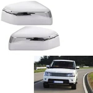 h[o[W[o[X|[c LR2 yAN[GNXeA~[Jo[Lbvp- For Land Rover Range Rover Sport LR2 Pair Chrome Exterior Mirror Cover Caps-