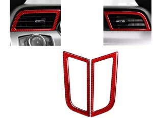 �J�[�{���t�@�C�o�[�ԓ��x���g�J�o�[�t�H�[�h�}�X�^���O 2015-2023 2016- Carbon Fiber Car Inside Vent Cover For Ford Mustang 2015-2023 2016- �y���s�A���i�z