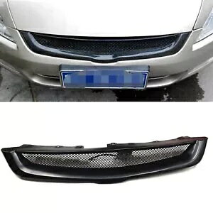 z_ AR[h 7th 2003-2005 tgop[O}bgubNOXt@Co[- For Honda Accord 7th 2003-2005 Front Bumper Grille Matte Black Fiberglass-