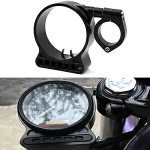 n[[X|[cX^[ XL 883 1200 1995-14 2013 TChXs[h[^[ϊ}EgubN- For Harley Sportster XL 883 1200 1995-14 2013 side speedometer conversion mount black-