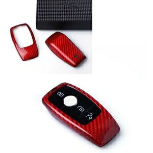Ԃ̃X}[gL[Jo[ZfXxc E NX W213 2016-18 bh- Car Smart Key Decor Cover For Mercedes Benz E Class W213 2016-18 Red-