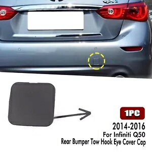 Aop[tbNACbgJo[LbvCtBjeB Q50 2014-17 V- Rear Bumper Towing Hook Eyelet Cover Cap For Infiniti Q50 2014-17 New-