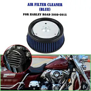 u[GAtB^[N[i[zvfin[[[hOCh 2008-15 2012- Blue Air Filter Cleaner Suction Element Parts for Harley Road Glide 2008-15 2012-