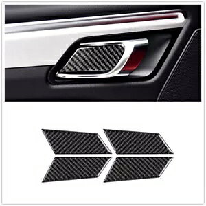 �u���b�N�ԓ��n���h���V�F���|���V�F�}�J�� 2014 2015-2022 4 ��- Black car interior handle shell for Porsche Macan 2014 2015-2022 4PCS- �y���s�A���i�z