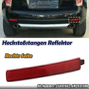 �L���f���b�N SRX 2010-2016 2011 �Ԃ̃��A�o���p�[���t���N�^�[�����E��- For Cadillac SRX 2010-2016 2011 Car Rear Bumper Reflector Decor Right Side-