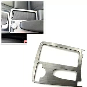 Z^[EH[^[Jbvz_[t[Jo[gVo[ ZfXxc CNX W204p- Center Water Cup Holder Frame Cover Trim Silver for Mercedes Benz C-Class W204-