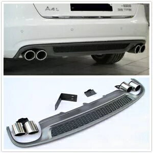 2013 2014-2016 A4 B8.5 Z_Aop[fBt[U[X|C[V- For 2013 2014-2016 A4 B8.5 Sedan Rear Bumper Diffuser Spoiler New-