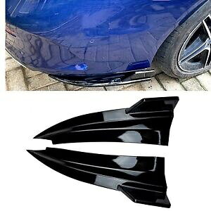 �x���c C �N�[�y C205 C200 C260 AMG 15-2021 ���A�o���p�[�T�C�h�R�[�i�[�X�|�C���[- For Benz C Coupe C205 C200 C260 AMG 15-2021 Rear Bumper Side Corner Spoiler-