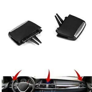 BMW X6 E71 2008-2014 tg A/C t@o^uNbvCLbg 2 - For BMW X6 E71 2008-2014 front A/C fan outlet tabs clip repair kit 2PCS-