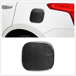 LfbN XT5 2016-2023 y^NWgJ[{t@Co[ubN- For Cadillac XT5 2016-2023 Gas Oil Tank Lid Trim Carbon Fiber Black-